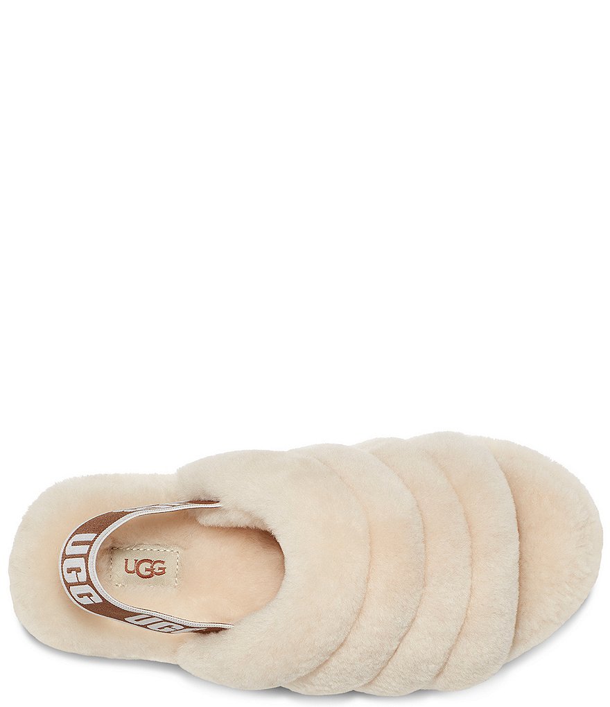 UGG&reg; Logo Fluff Yeah Fur Slides