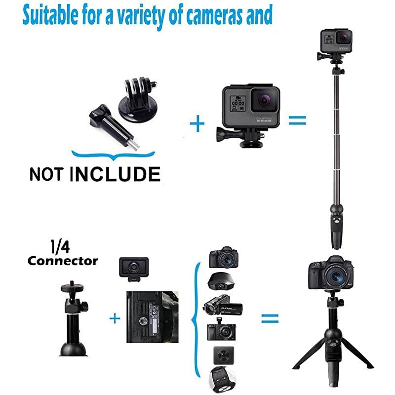 40 Inch Selfie Stick Selfie Stick Tripod with Wireless Remote Phone Tripod Stand Compatible with iPhone 12 11 pro Samsung