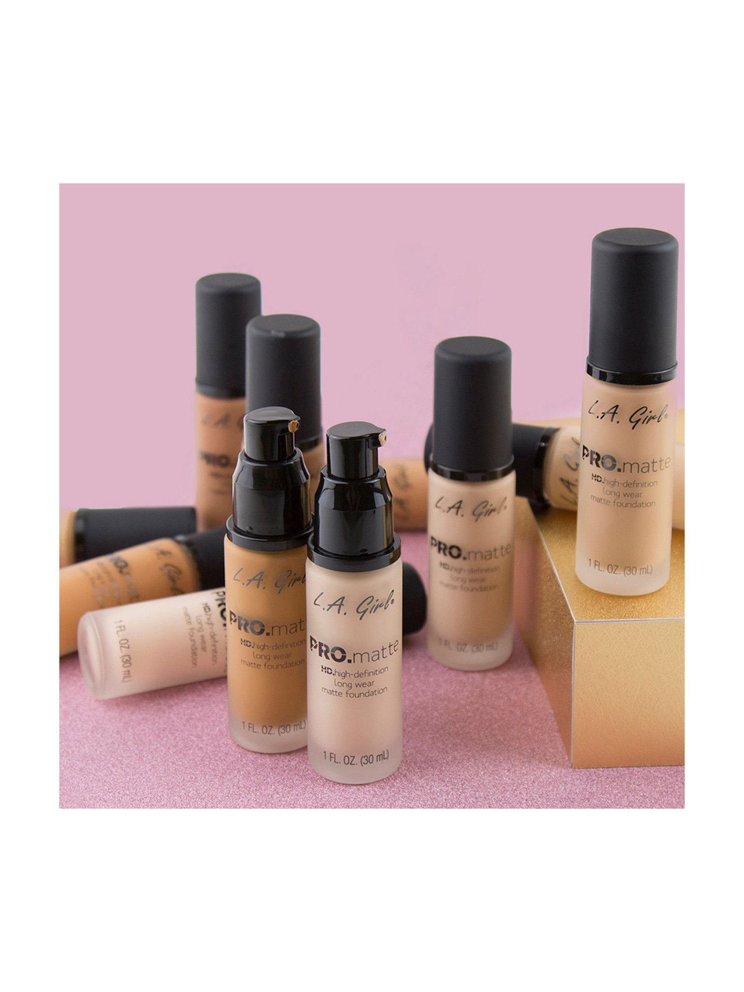 L.A. Girl HD PRO. Matte Foundation Cafe - 30 ml