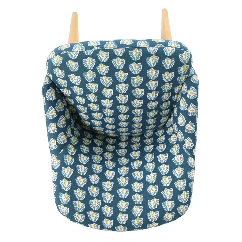 Riley Accent Chair Floral Teal - HomePop