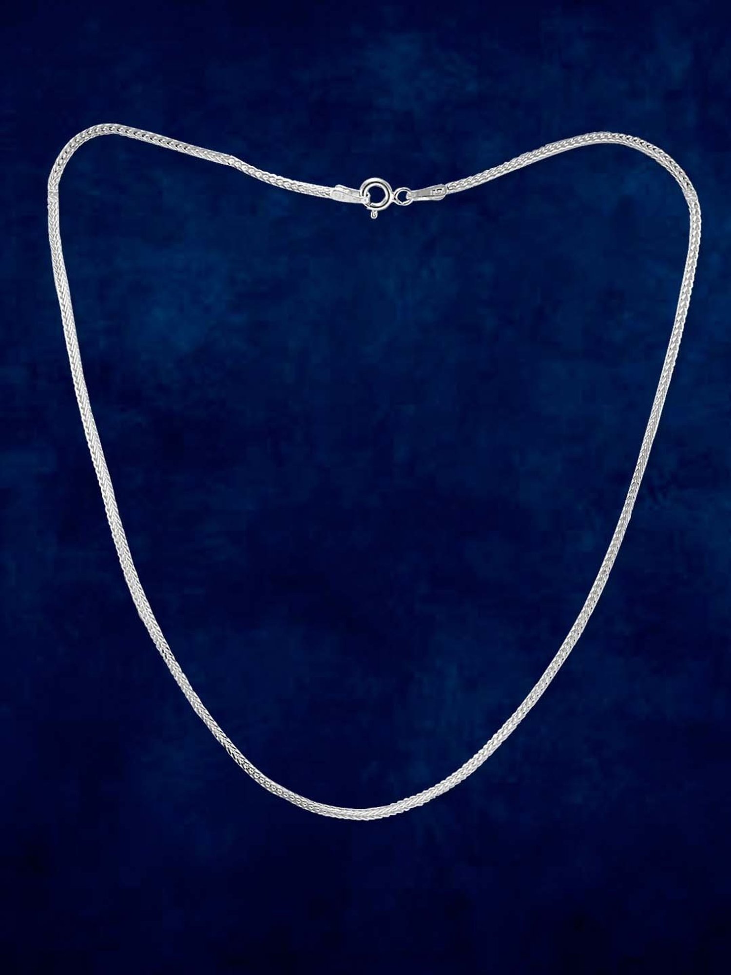 Zavya Sleek and Modern Golden Plated 92.5 Sterling Silver Box Chain