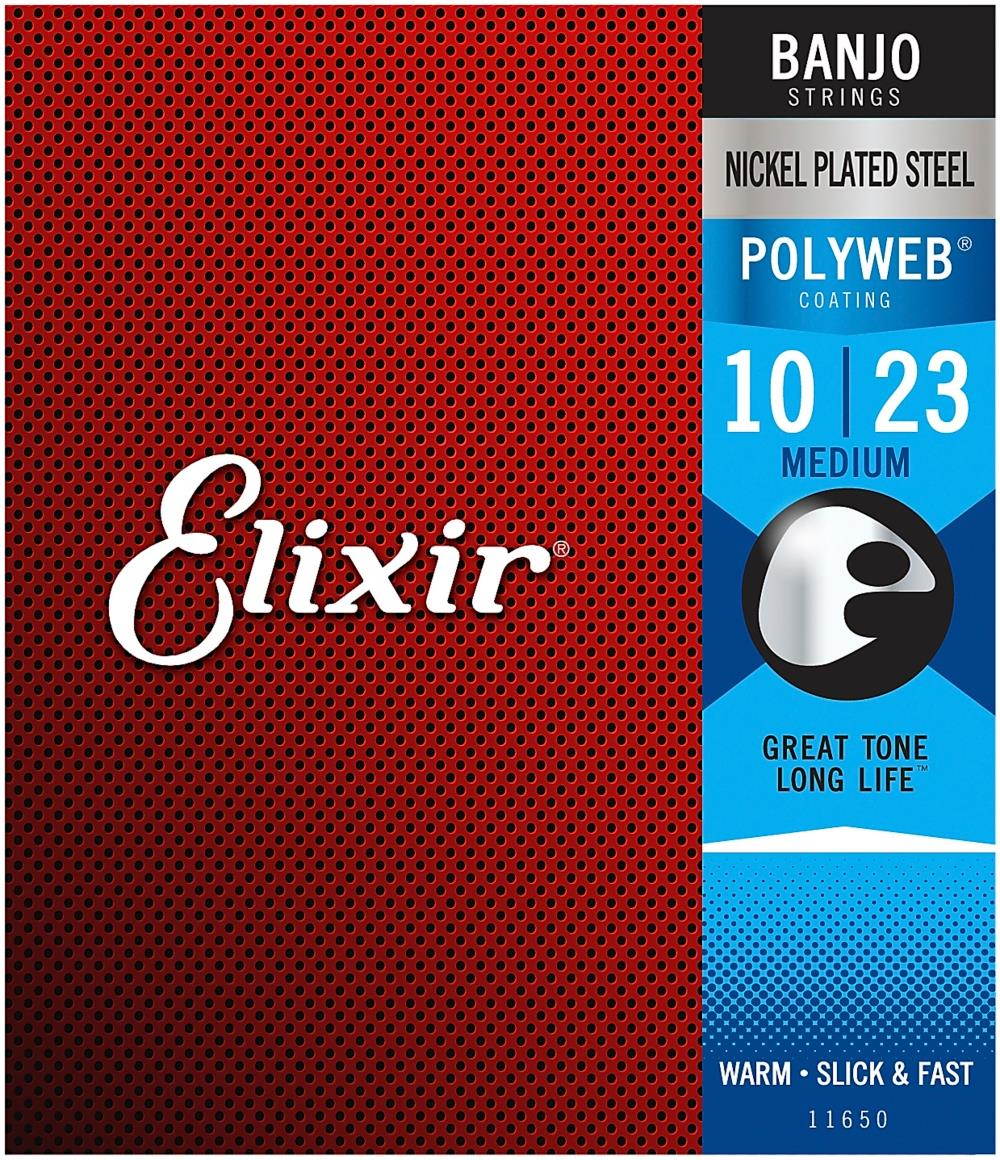 Elixir Banjo Medium - Polyweb