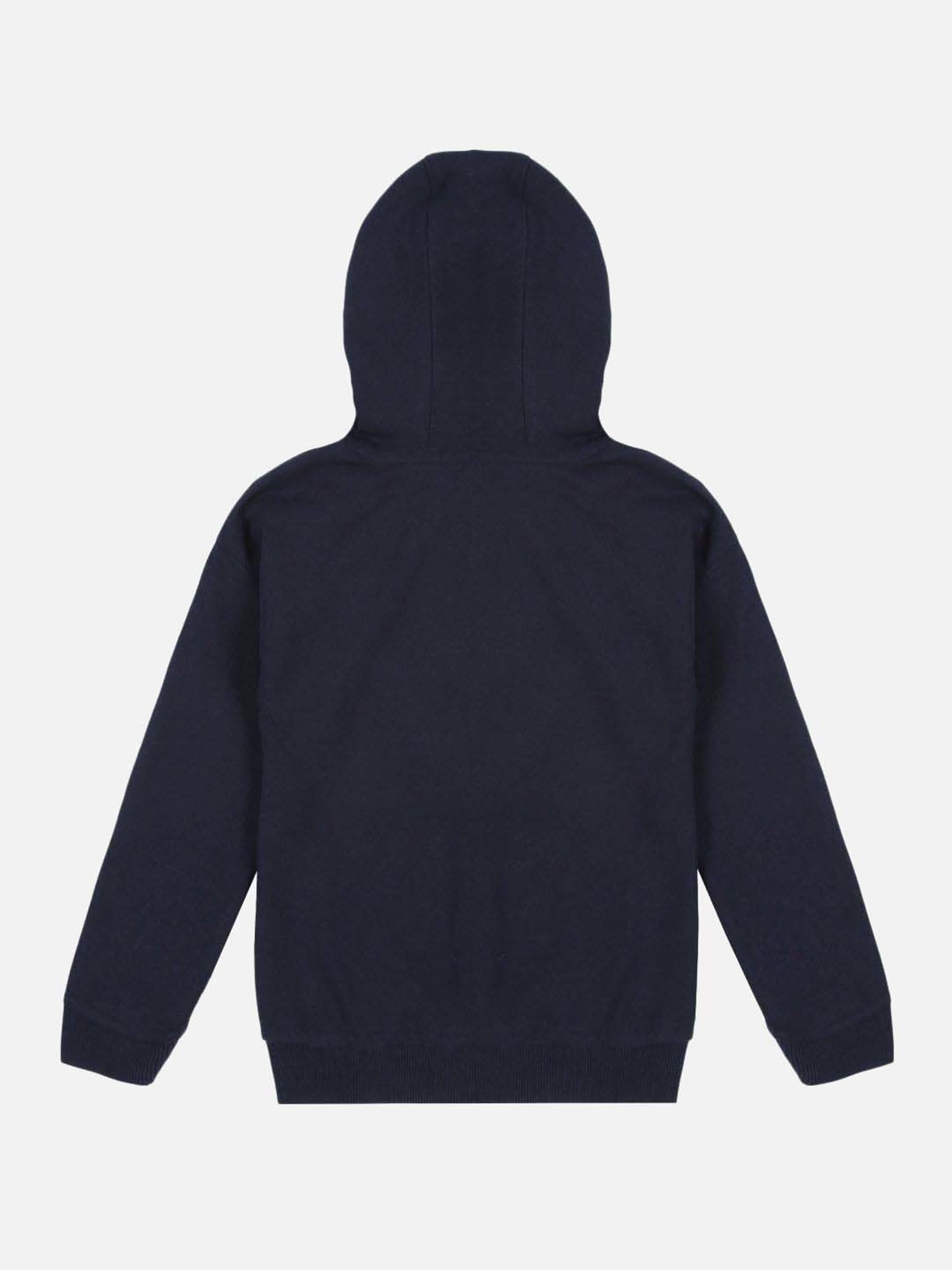 Allen Solly Junior Orange Cotton Regular Fit Full Sleeves Sweatshirt