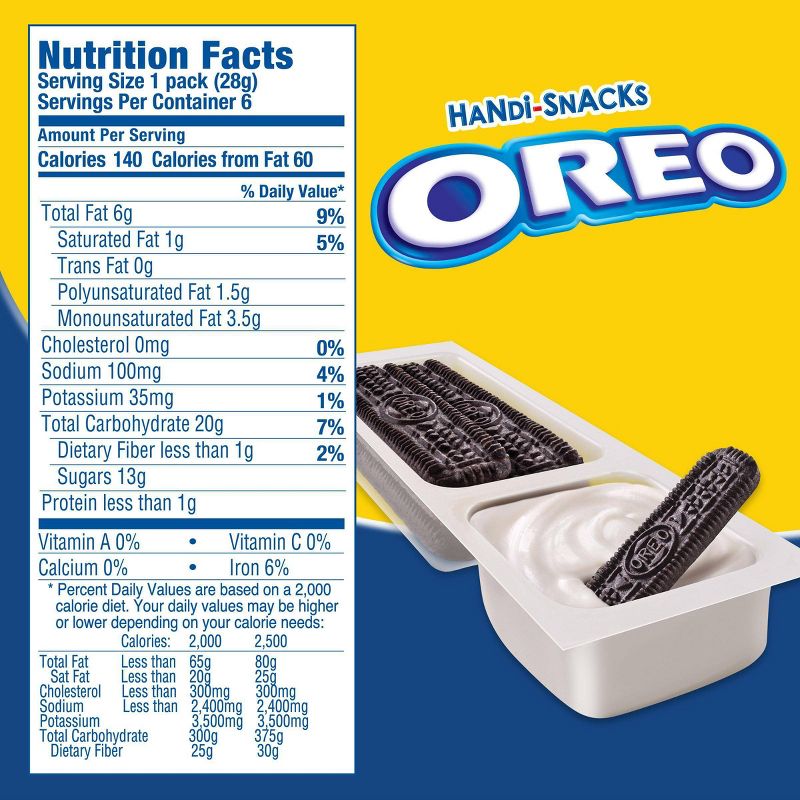Handi-Snacks Oreo Cookie Sticks 'N Creme - 1oz/6ct