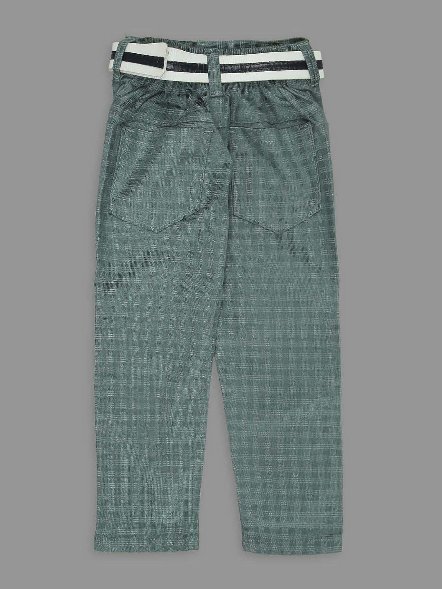 Kids Island Boys Green Printed Full Sleeves Clothing Set