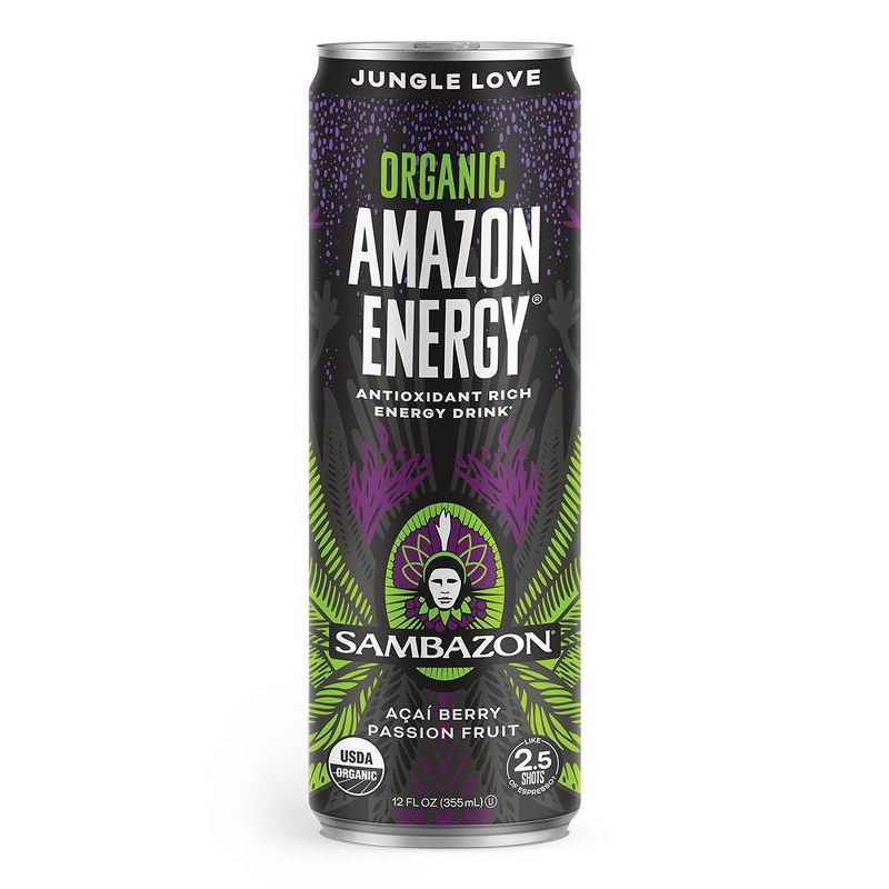 Sambazon Jungle Love Energy - 12 fl oz Can