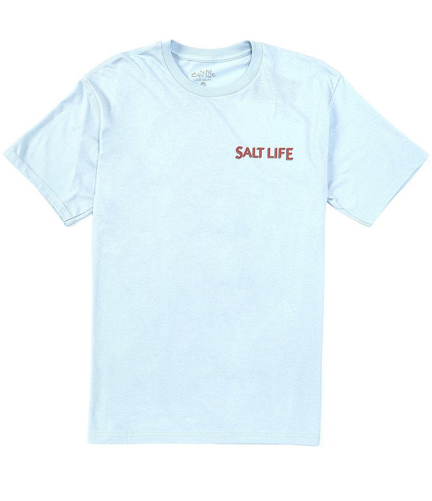 Salt Life Short-Sleeve Black Fin Graphic T-Shirt
