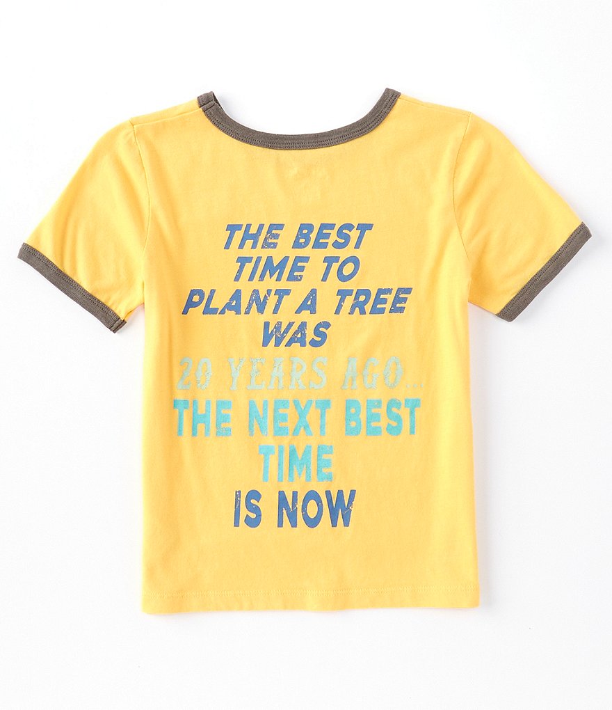 Peek Little/Big Boys 2T-12 Short-Sleeve Trees Equal Life Graphic Tee