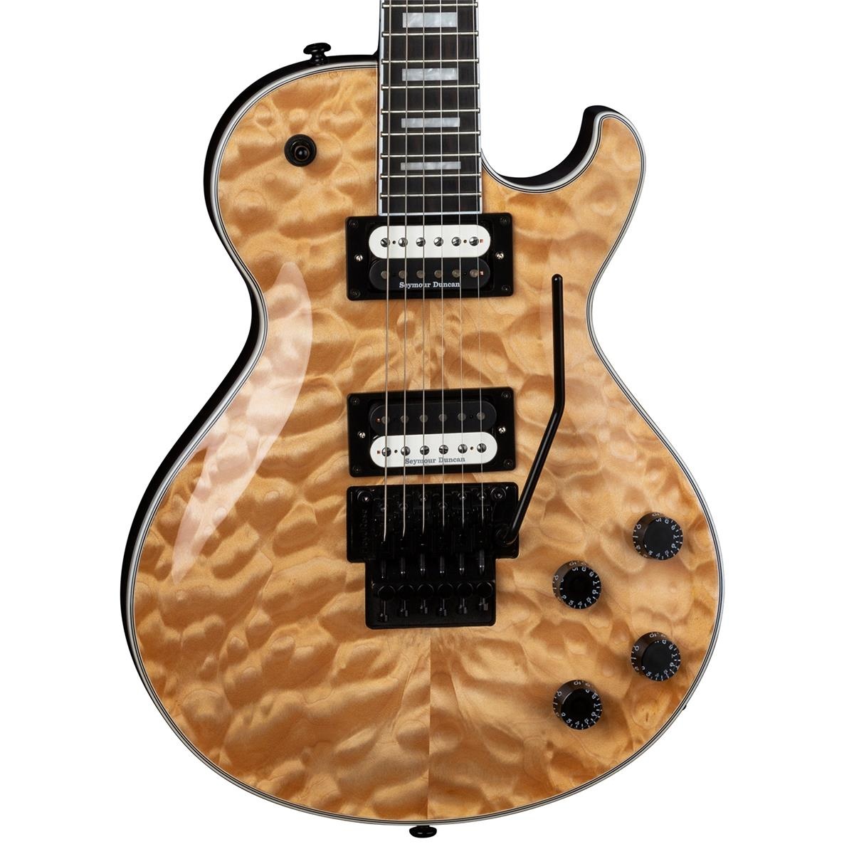 Dean Thoroughbred Select Quilt-top with Floyd Electric Guitar Gloss Natural