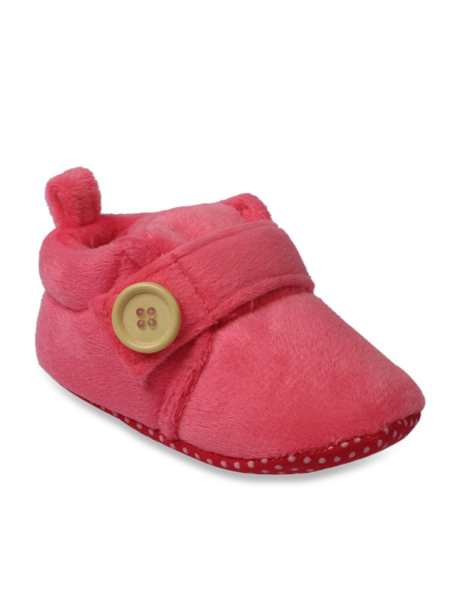 Tiny Bugs Kids Pink Booties