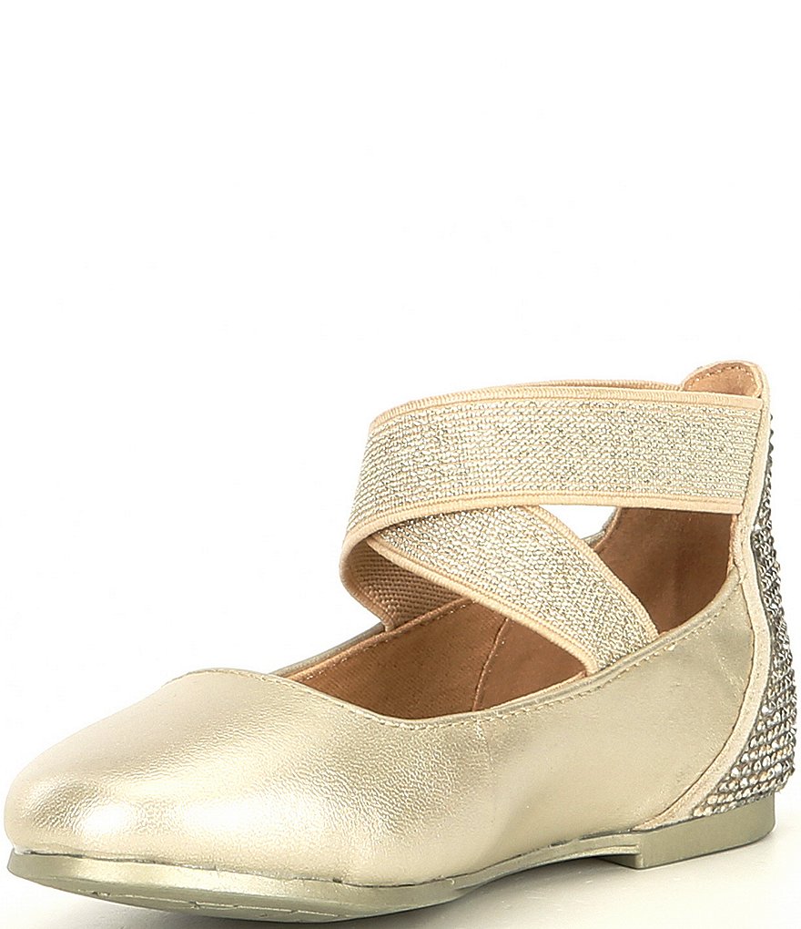 Copper Key Girls' Loviee Leather Ballet Flats (Infant)