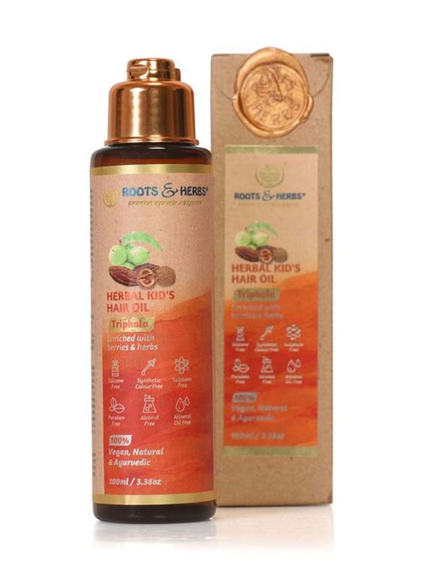 ROOTS AND HERBS Triphala Nourishing Kid's Hair Tailam - 100 ml