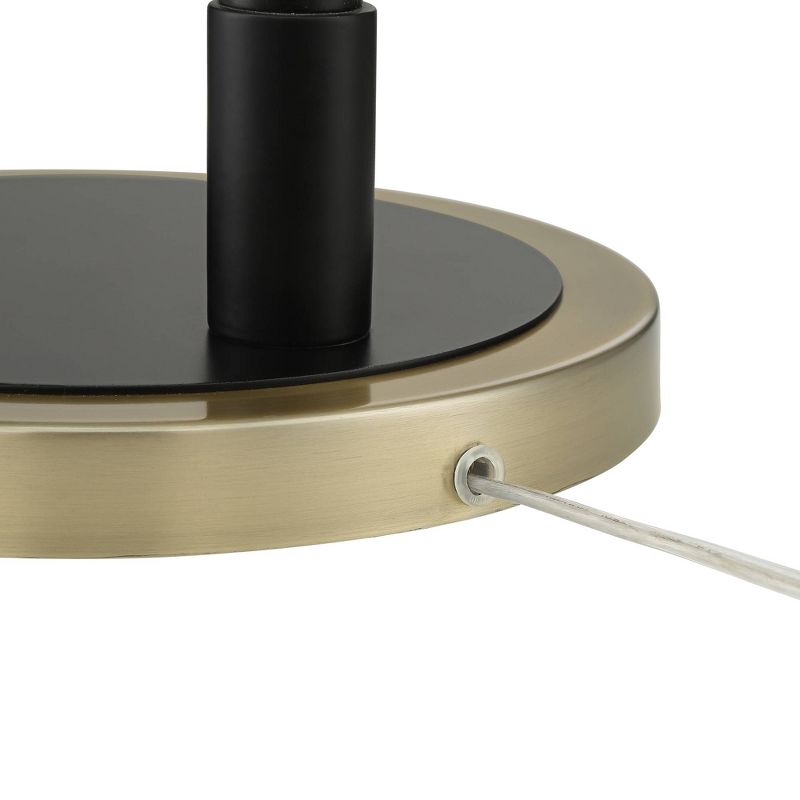 Possini Euro Design Possini Euro Sparta Black and Gold Pharmacy Floor Lamp