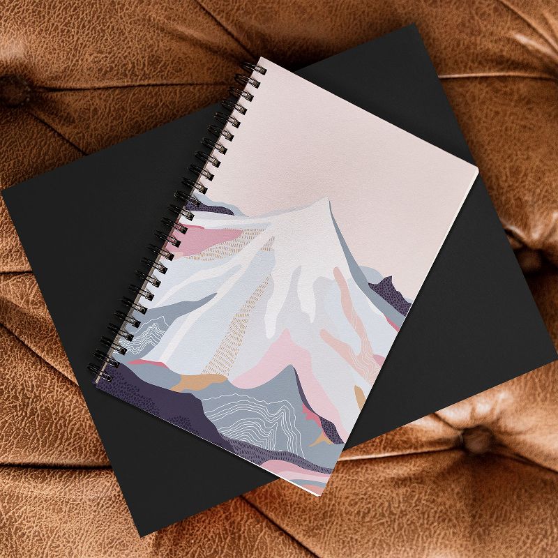 Iveta Abolina Off The Grid Purple Spiral Notebook - Deny Designs