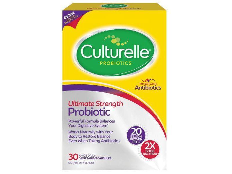 Culturelle Ultimate Strength Probiotic with 20 Billion CFUs - 30 ct