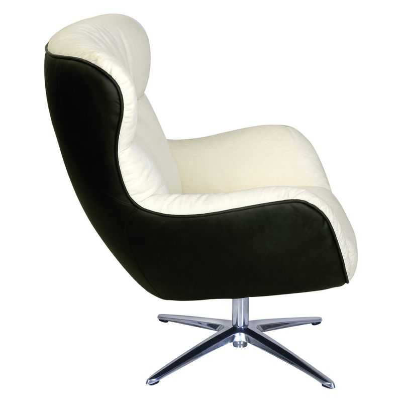 Style Rylie Collaboration Lounge Chair Cream/Black Synergy - Serta