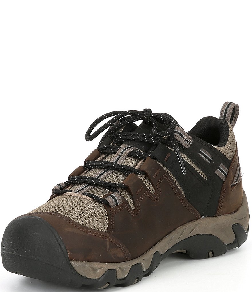 Keen Men's Steens Vent Leather Low Hiking Shoes