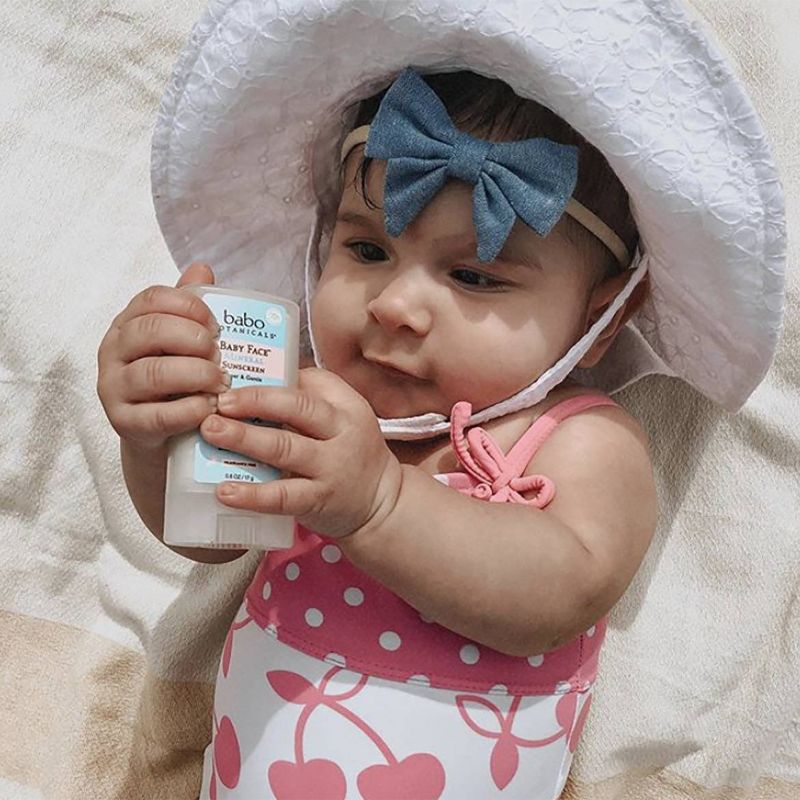 Babo Botanicals Baby Face Mineral Sunscreen Stick - SPF 50 - 0.6oz