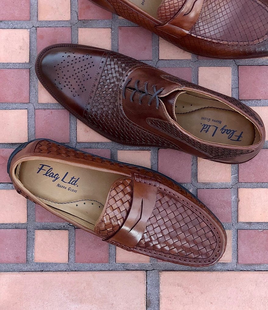 Flag LTD. Men's Turbo Woven Penny Loafers