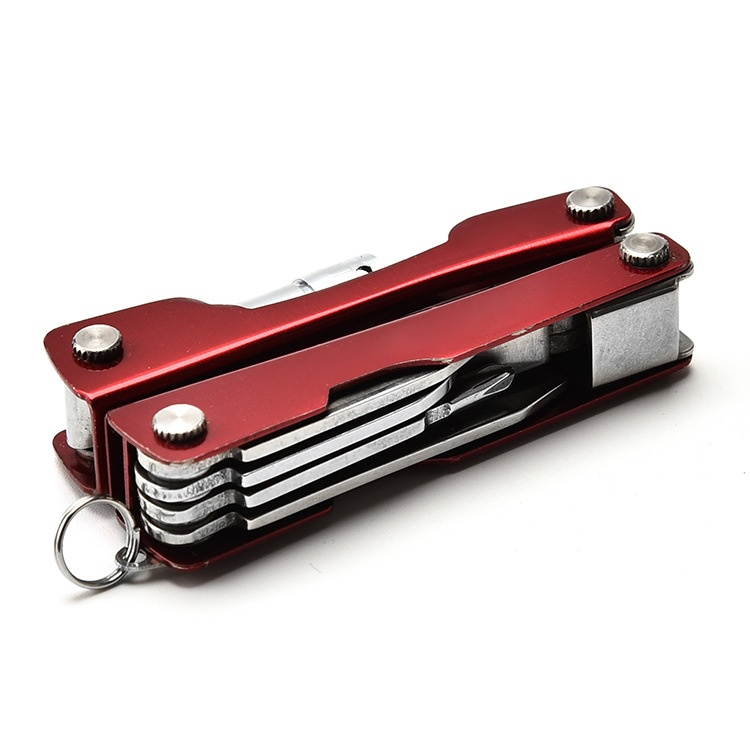 HUOHOU Multi-function EDC Folding Tool LED Flashlight Jaw Can Opener Phillips Screwdriver Blade Knife Outdoor Indoor Tool from