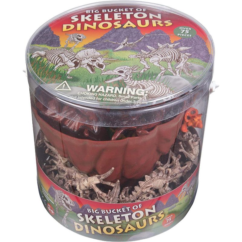 Hingfat Skeleton Dinosaur Action Figure Toy Playset, 75 Pieces