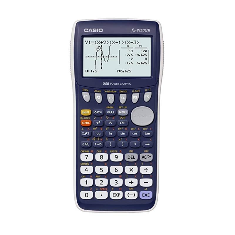 fx-9750GII Graphing Calculator, Blue