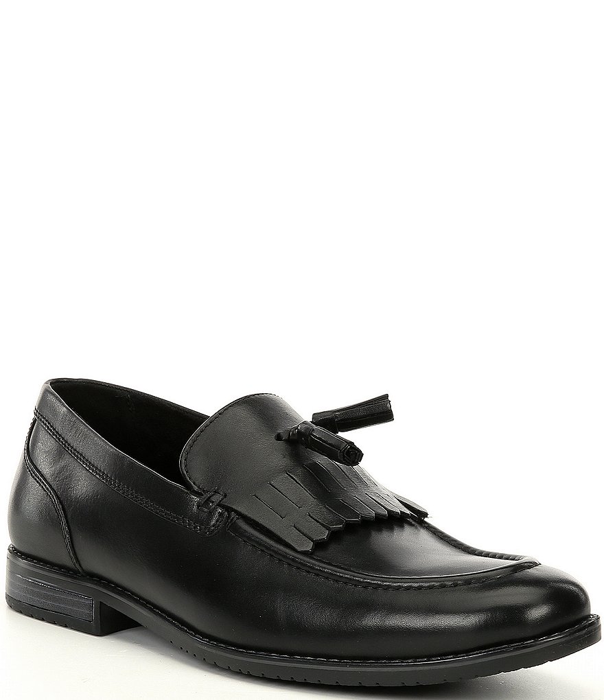 Rockport Men's Leather Style Purpose 3 Kiltie Tassel Loafers