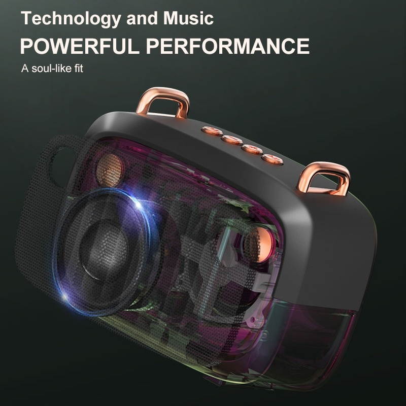 BS32D Wireless Bluetooth Speaker Cartoon Subwoofer Outdoor Card Portable Mini Speaker