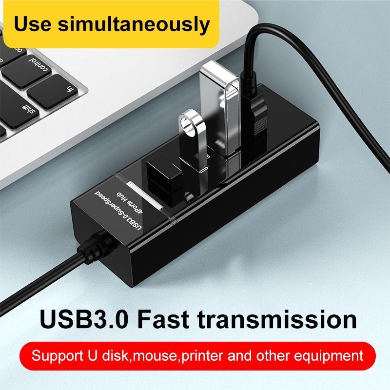 USB 3.0 HUB Type C Power Supply HUB 4 Port USB Adapter For PC Laptop Computer Accessories