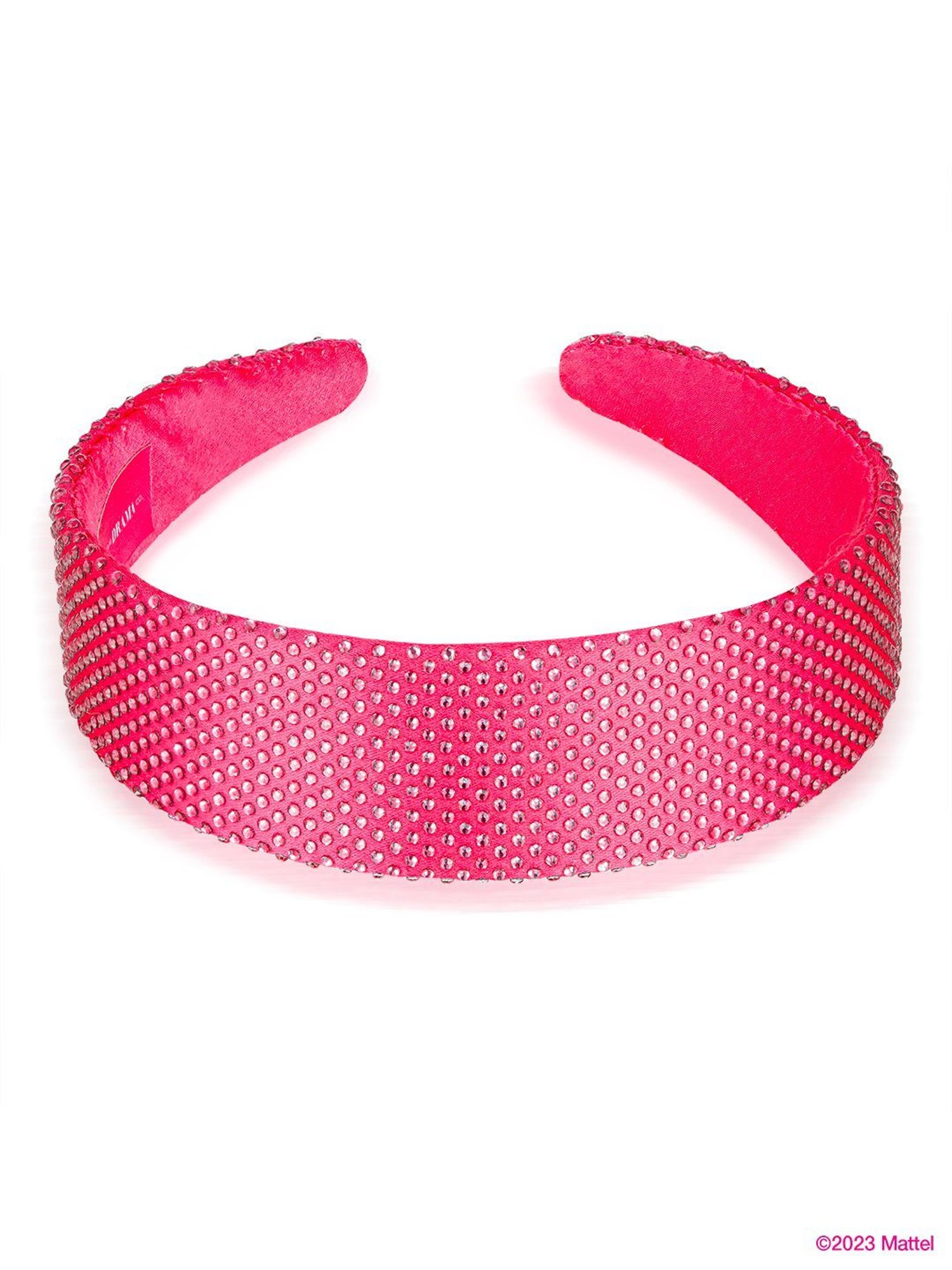 Hair Drama Company Barbie Rhinestone Pink Embellished Hair Band - Set of 2