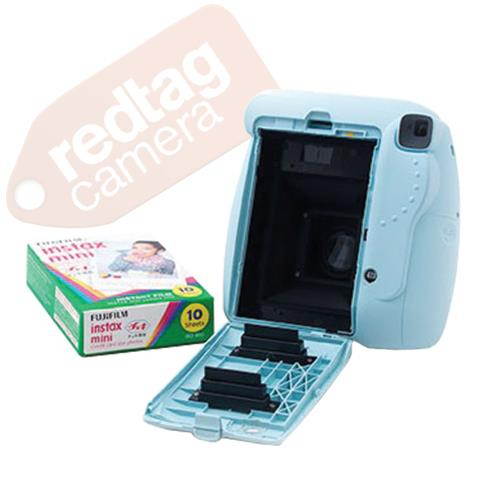Fuji Fujifilm Instax Mini 8 Instant Film Camera Grape + 40 Film Accessory Kit