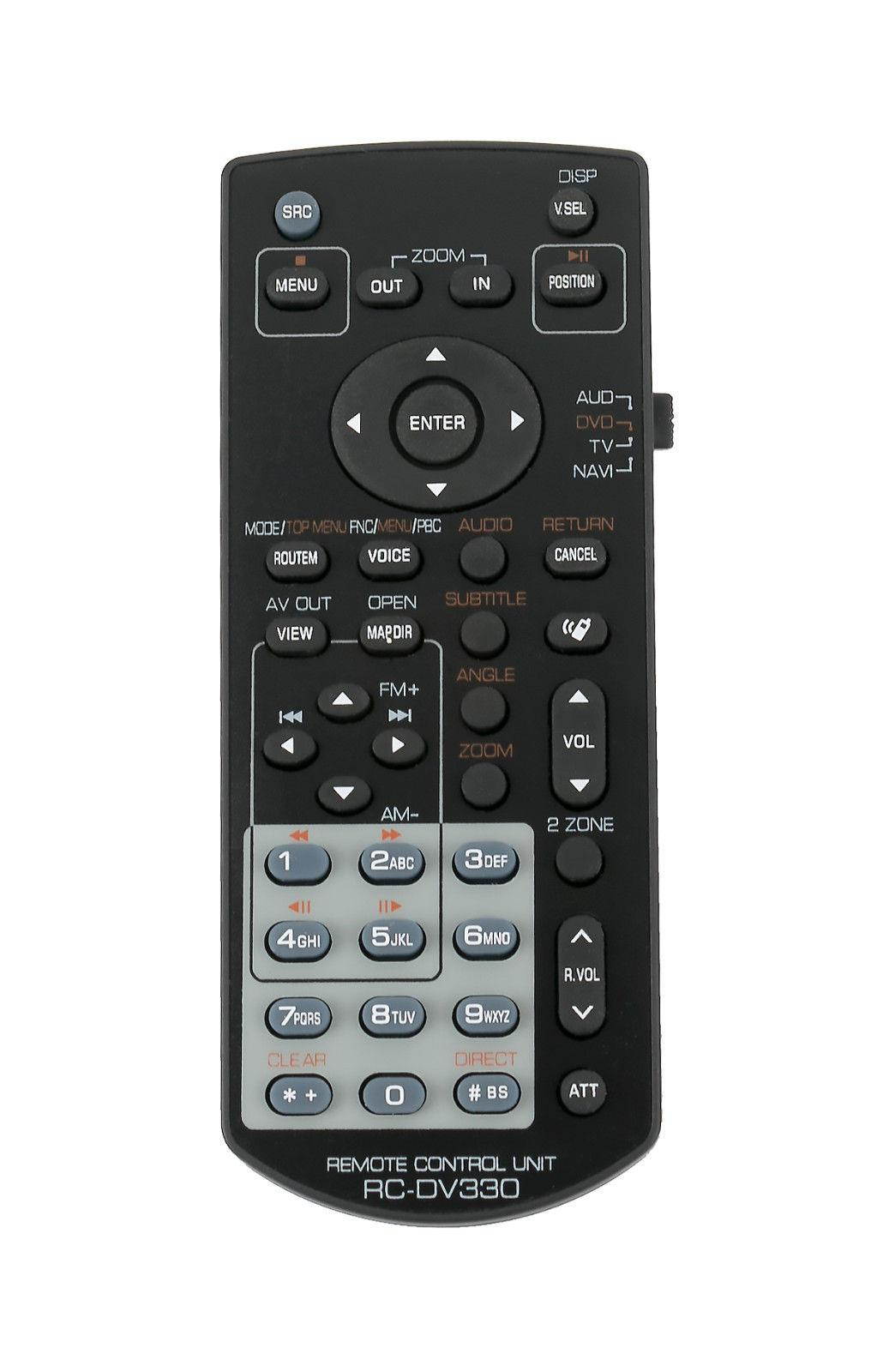 New Remote Controller RC-DV330 for KENWOOD DNX-7140 DDX25BT DDX271 DDX318