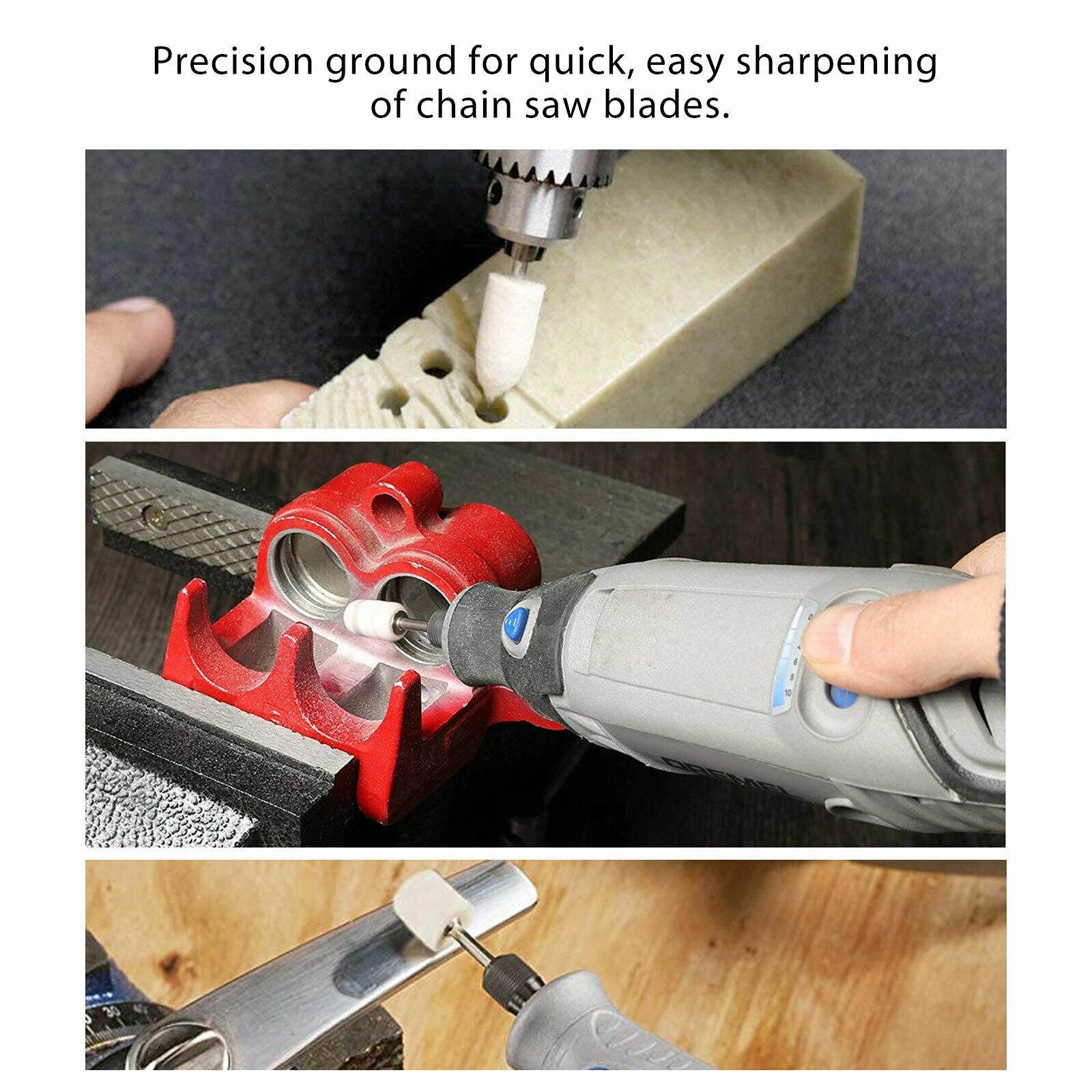 129Pcs/Set Wool Felt Polishing Buffing Pads Waxing Head Wheel Dremel Accessories