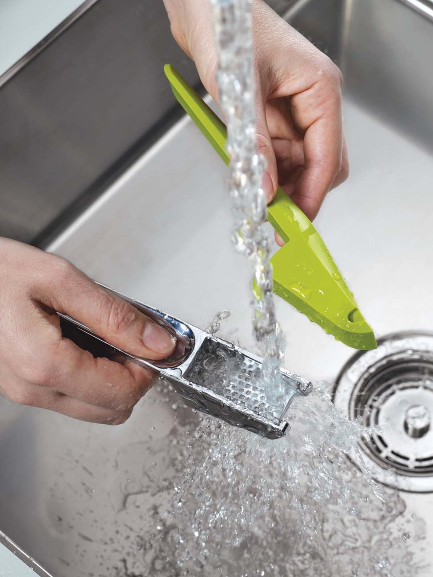 Joseph Joseph Green Stainless Steel 3 cm Garlic Press - Set of 2