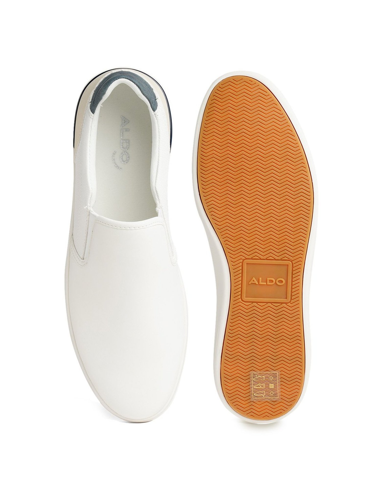 Aldo Men's White Casual Loafers