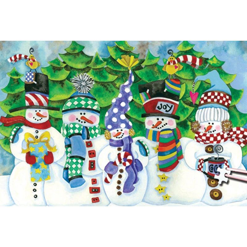 TDC Games World's Smallest Jigsaw Puzzle - White Christmas, 4 x 6 inches