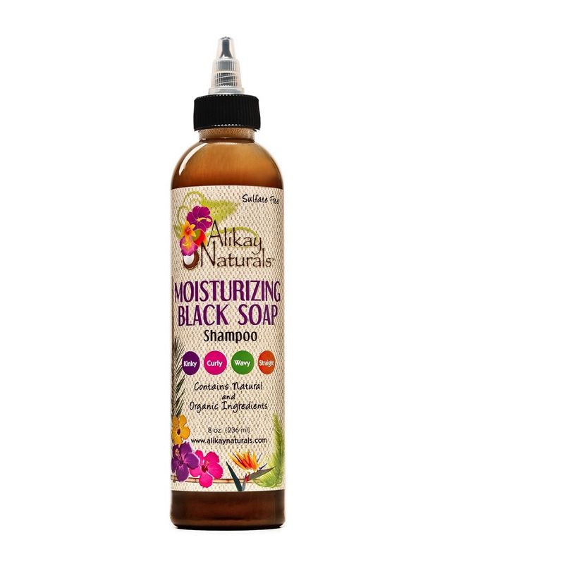Alikay Naturals Moist Black Soap Shampoo - 8oz