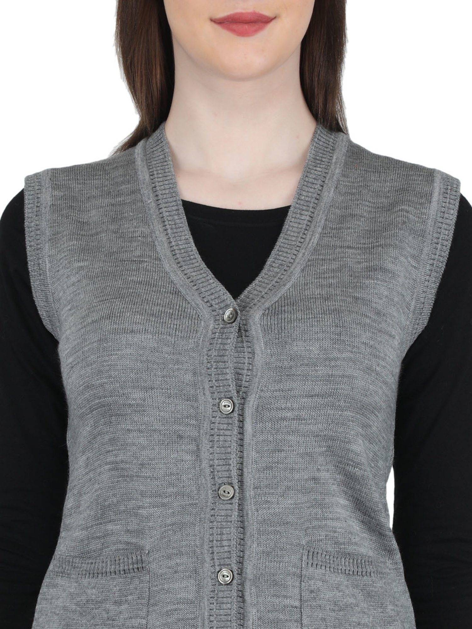 Monte Carlo Grey Textured Cardigan