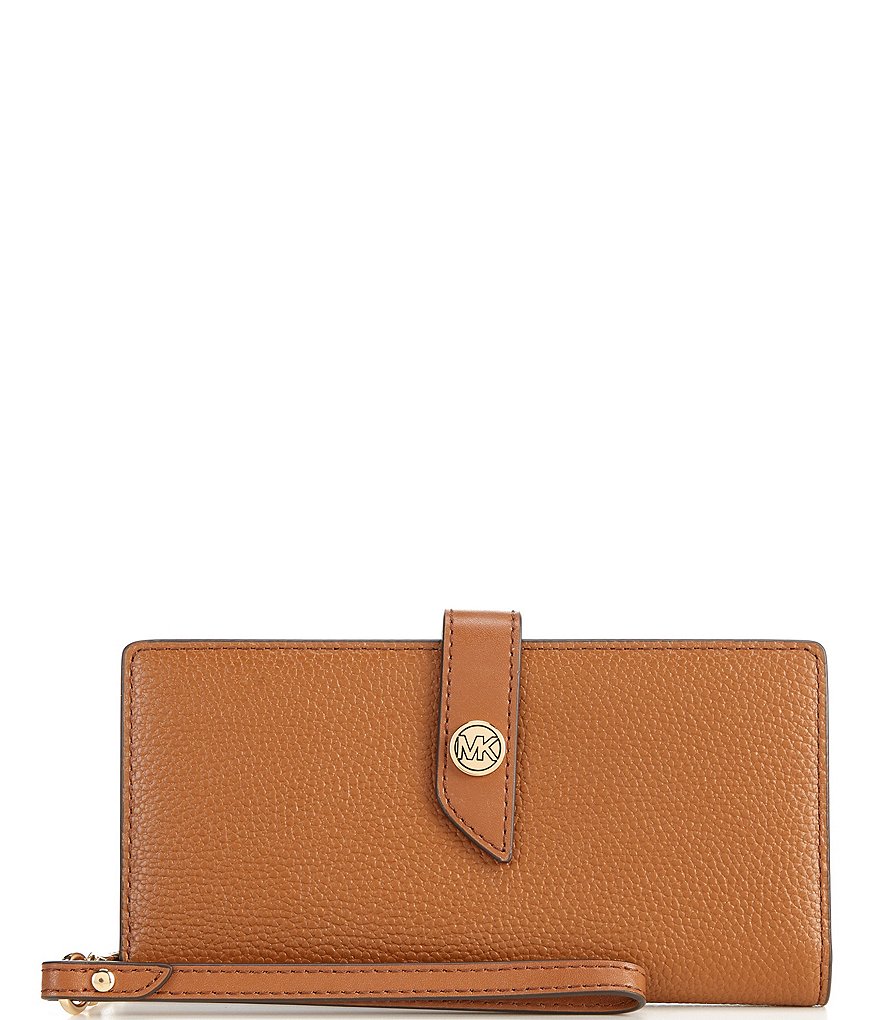 Michael Kors Zebra Signature Jet Set Double Zip Wristlet