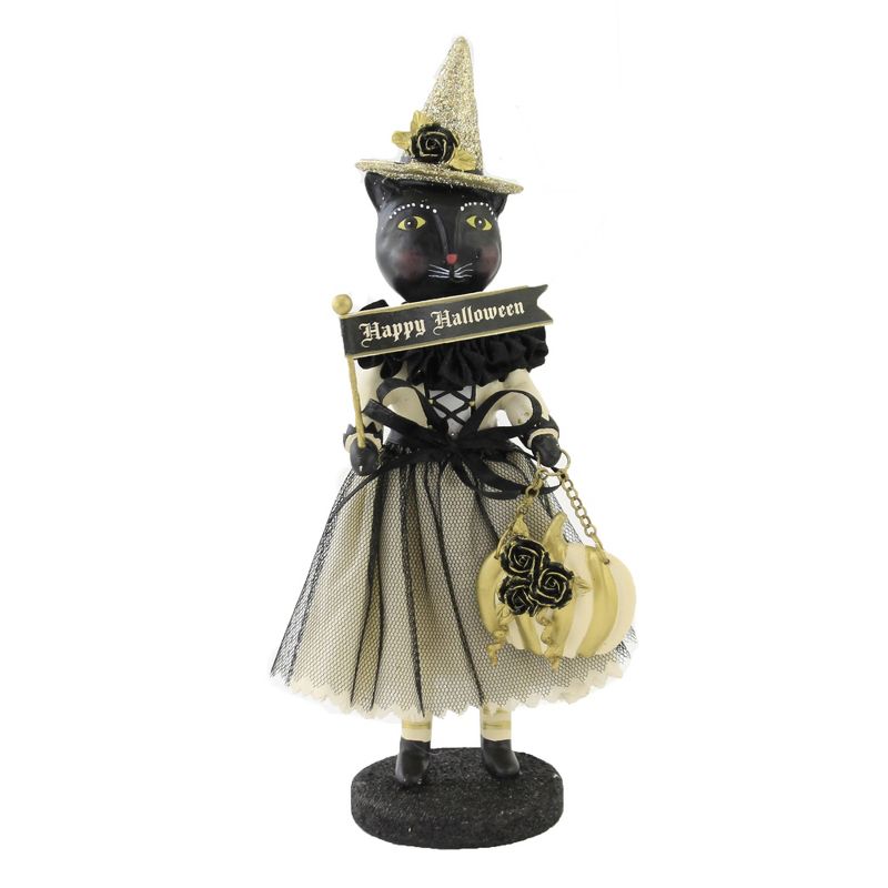 Heather Myers 6.25" Matilda Halloween Black Cat  -  Decorative Figurines