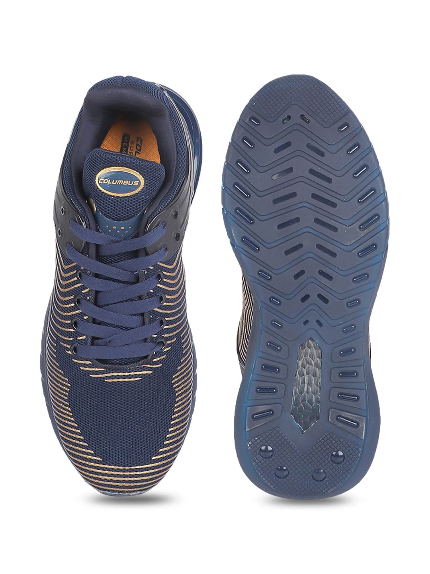 Columbus Men's Navy Running Shoes
