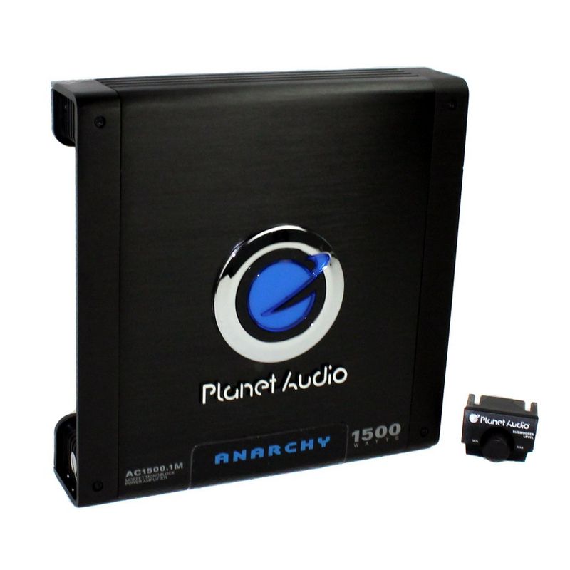 Planet Audio AC1500M 1500 Watt Monoblock Amplifier and BOSS Audio Systems KIT2 8 Gauge Car Audio Amplifier Installation Wiring Kit