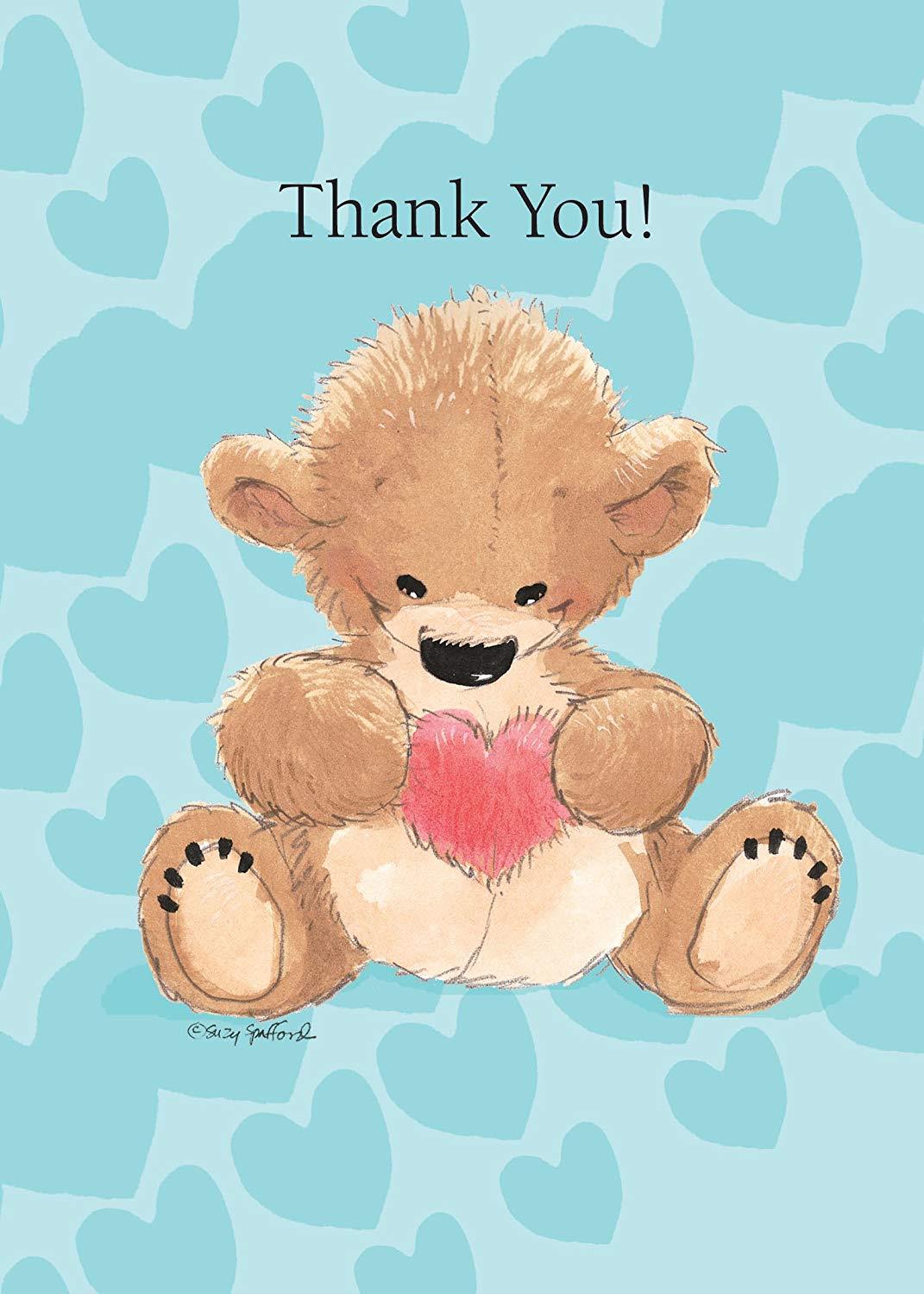 Suzy's Zoo Assorted Thank You Greeting Card 6-pack 10154