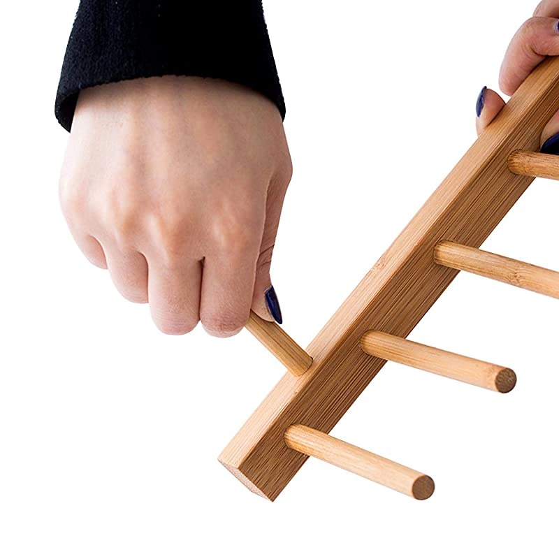 Record Storage Holder Stand Rack Eco Friendly Wooden CD Display Stand Stackable Modern CD Holder Portable Countertop Desktop Magazine Rack iPad Stand Record Storage Shelf for 12 and 7 Recor