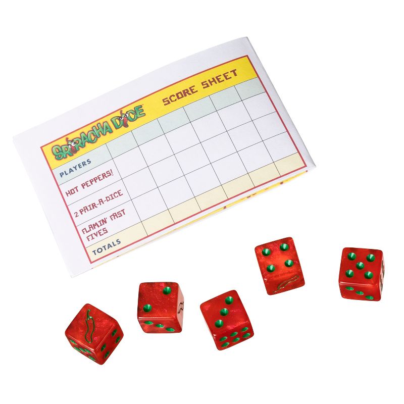 TDC Games Sriracha Dice Game - Spicy Fun for The Whole Family