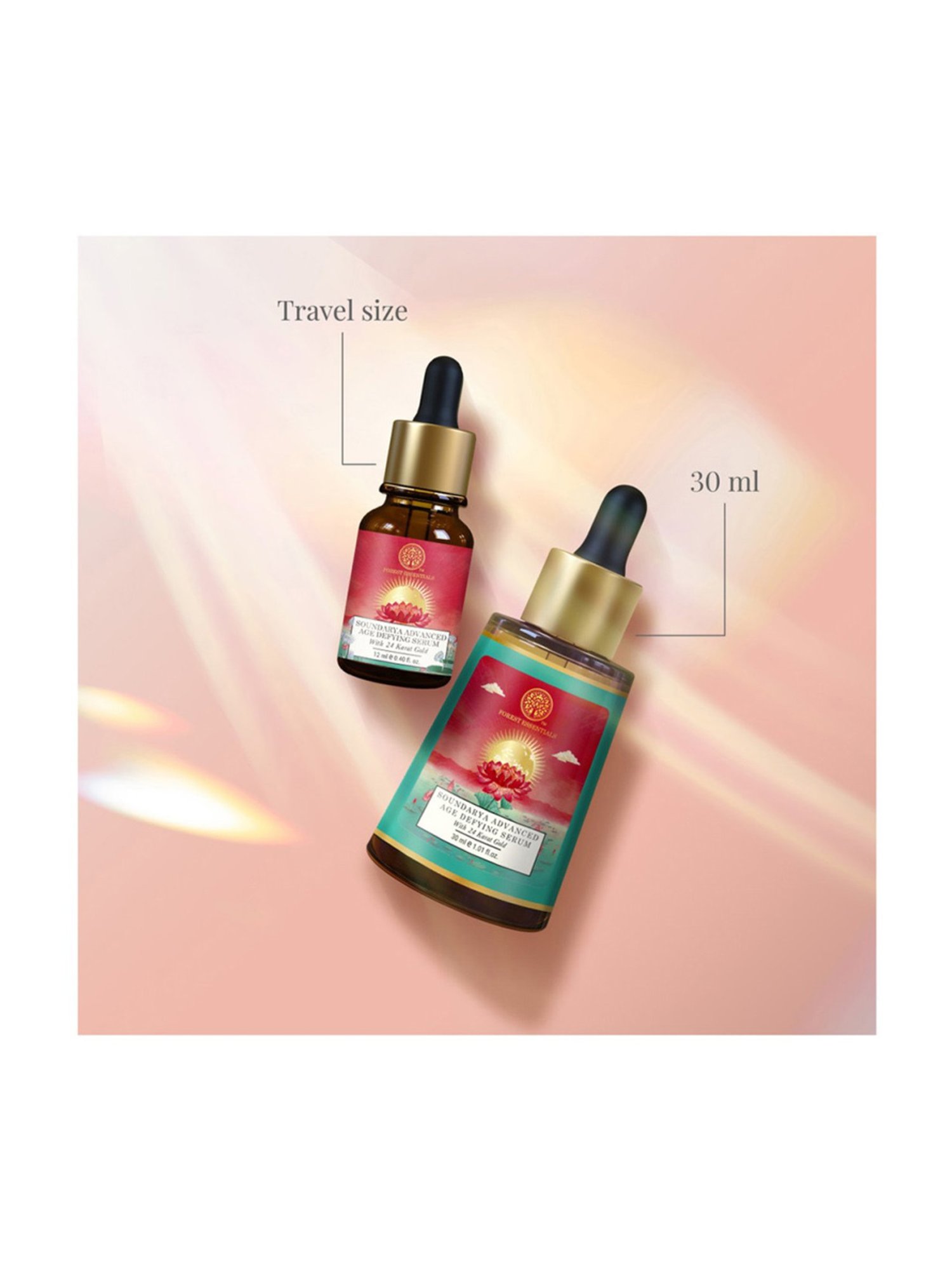 Forest Essentials Advanced Soundarya Age Defying Facial Serum with 24k Gold Serum - 12 ml
