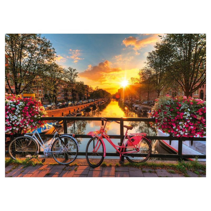Ravensburger Bicycles In Amsterdam Jigsaw Puzzle - 1000pc