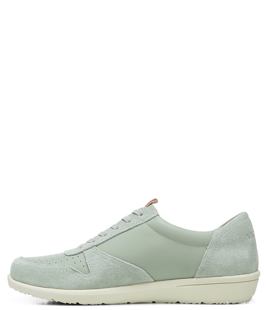 Vionic Karigan Leather And Suede Lace-Up Sneakers