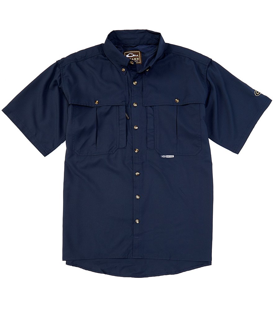 Drake Flyweight Wingshooter's Performance Short-Sleeve Woven Shirt
