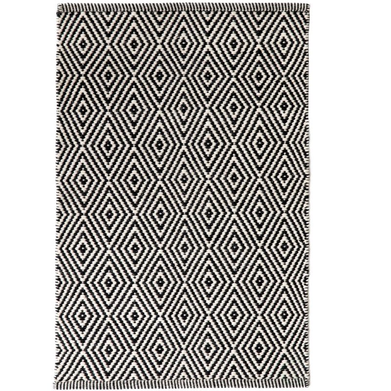 1'10"x1'10" Rectangle Woven Accent Rug Multicolored - DEERLUX